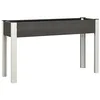 Image de vidaXL Lit surélevé de Jardin Gris 120x40x75 cm WPC, jardinière, boîte à Fleurs, Pot de Jardin, lit surélevé, Pot de Fleurs, Support de jardinière