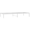 Image de vidaXL Cadre de lit métal Blanc 80x200 cm, lit Simple, Meuble de Chambre à Coucher, lit d'invité, lit, Cadre de lit en métal, sommier, lit en métal