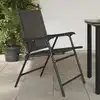 Image de vidaXL Chaises de jardin pliables lot de 2 en acier et textilène