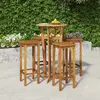Image de vidaXL Ensemble de bar de jardin 5 pcs bois d'acacia solide