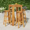 Image de vidaXL Ensemble de bar de jardin 5 pcs bois d'acacia solide