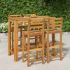 Image de vidaXL Ensemble de bar de jardin 5 pcs bois d'acacia solide