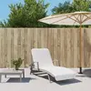 Image de vidaXL Serviettes de plage 2 pcs blanc 75x200 cm tissu 400 GSM