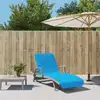 Image de vidaXL Serviettes de plage 2 pcs turquoise 75x200 cm tissu 400 GSM