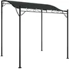 Image de Auvent anthracite 2x2,3 m 180 g m² tissu et acier