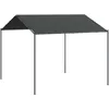 Image de Tente à auvent anthracite 3x3 m acier et tissu