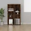Image de vidaXL Bibliothèque/Buffet chêne fumé 50x25x80 cm bois d'ingénierie