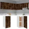 Image de vidaXL Armoire suspendue "Lyon" Chêne fumé 29,5 x 31 x 60 cm Bois d'ingénierie