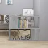 Image de vidaXL Bibliothèque/Séparateur de pièce Sonoma gris 80x24x63 cm