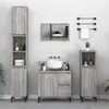 Image de vidaXL Armoire salle de bain sonoma gris 30x30x100 cm