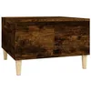 Image de vidaXL Table Basse, Table d'Appoint avec Rangement, Bout de Canapé Intérieur, Table de Salon, Scandinave, Chêne Fumé Bois d’Ingénierie