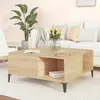 Image de vidaXL Table basse chêne sonoma 80x80x36,5 cm bois d'ingénierie