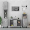 Image de vidaXL Meuble d'évier gris béton 80x33x60 cm bois d'ingénierie