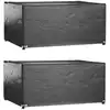 Image de vidaXL Housses salon de jardin2pcs 8oeillets 160x120x75cm rectangulaire