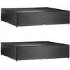 Image de vidaXL Housses de salon de jardin 2 pcs 16 oeillets 240x240x55 cm carré