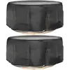 Image de vidaXL Housses pour meubles de jardin 2 pcs 10 oeillets Ø260x90 cm rond