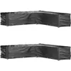 Image de vidaXL Housses de salon de jardin en forme de L 2 pcs 20 oeillets