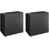 Image de vidaXL Housses de balancelle 2 pcs 8 oeillets 125x90x135/165 cm PE