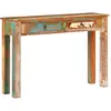 Image de vidaXL Table console 110x30x75 cm bois massif de récupération