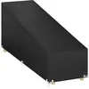 Image de vidaXL Housse de chaise longue 12 oeillets 200x65x35/60 cm polyéthylène