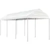 Image de vidaXL Belvédère avec toit blanc 6,69x2,28x2,69 m polyéthylène