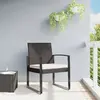 Image de vidaXL Chaises à manger de jardin lot de 2 marron rotin PP