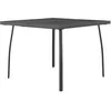 Image de vidaXL Table de Jardin Anthracite 100x100x72 cm Treillis d'acier, Table d'extérieur, mobilier de Jardin, mobilier de Patio, Table de Patio