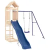 Image de vidaXL Aire de Jeux d'Extérieur, Ensemble de Jeu avec Escalade et Balançoire, Tour de Jeu pour Enfant Jardin Terrasse, Bois de Pin Massif