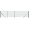 Image de vidaXL Clôture en Treillis Métallique, Panneau de Clôture Décoratif, Barrière de Protection Jardin Patio Extérieur, Vert 2x10 m Acier Galvanisé