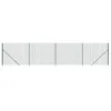 Image de vidaXL Clôture en Treillis Métallique et Piquet d'ancrage, Panneau de Clôture Décoratif, Barrière de Protection Jardin Patio Extérieur, Vert 1,8x10 m