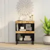 Image de vidaXL Armoire latérale 60x33x75 cm bois massif de manguier