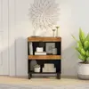 Image de vidaXL Armoire latérale 60x33x75 cm bois massif de manguier