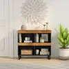 Image de vidaXL Armoire latérale 85x33x75 cm bois massif de manguier
