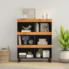 Image de vidaXL Armoire latérale 85x33x107 cm bois massif d'acacia