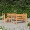 Image de vidaXL Ensemble à manger de jardin 5pcs Bois de teck massif