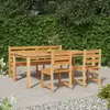 Image de vidaXL Ensemble à manger de jardin 4 pcs Bois de teck massif