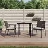 Image de vidaXL Chaises de jardin coussins lot de 2 marron 56,5x57x83 cm rotin