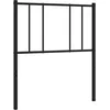 Image de Tête de lit métal noir 80 cm