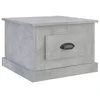 Image de vidaXL Table Basse, Table d'Appoint avec Tiroir, Bout de Canapé avec Rangement, Meuble de Salon Salle de Séjour, Moderne, Gris Béton Bois d'Ingénierie