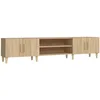 Image de vidaXL Meuble TV Chêne Sonoma 180x31,5x40 cm Bois d'ingénierie