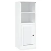 Image de vidaXL Buffet Haut, Armoire Latérale, Meuble de Rangement, Organisateur de Salon Salle de Séjour Intérieur, Moderne, Blanc Brillant Bois d'Ingénierie