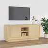 Image de vidaXL Meuble TV chêne sonoma 102x35x45 cm bois d'ingénierie