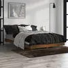Image de vidaXL Cadre de lit sans matelas chêne marron 120x190 cm