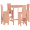 Image de vidaXL Ensemble de Bar de Jardin 5 pcs Bois Massif de Douglas, Ensemble de pub, Ensemble de Bar de Patio, Ensemble de Table de pub