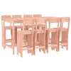 Image de vidaXL Ensemble de Bar de Jardin 9 pcs Bois Massif Douglas