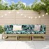 Image de vidaXL Salon de jardin 3 pcs bois de pin imprégné