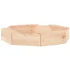 Image de vidaXL Bac à Sable avec Sièges, Jeu de Sable pour Enfants, Aire de Jeux pour Tout-Petits Jardin Extérieur, Octogone Bois de Pin Massif