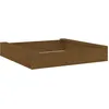 Image de vidaXL Bac à Sable avec Sièges, Jeu de Sable pour Enfants, Aire de Jeux pour Tout-Petits Jardin Extérieur, Marron Miel Carré Bois de Pin Massif