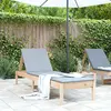 Image de vidaXL Chaise longue 199,5x60x74 cm bois massif de pin