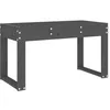 Image de vidaXL Banc de Jardin Gris 80x38x45 cm Bois Massif de pin, Banc d'extérieur, Banc de Parc, Banc de Jardin 2 Places, siège de Jardin, Banc de Patio
